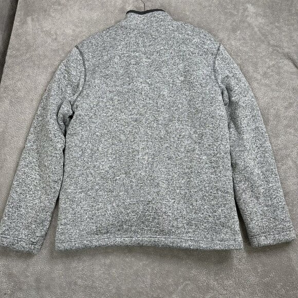 Orvis Mens Gorpcore Pullover Long Sleeve Sherpa Lined Pocket 1/4 Zip Size M Gray - Picture 4 of 12